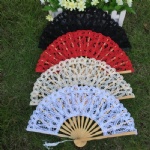 20cm colorful wedding lace fan