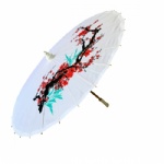 Cherry-blossom silk umbrella