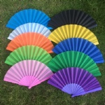 Colorful plastic fan